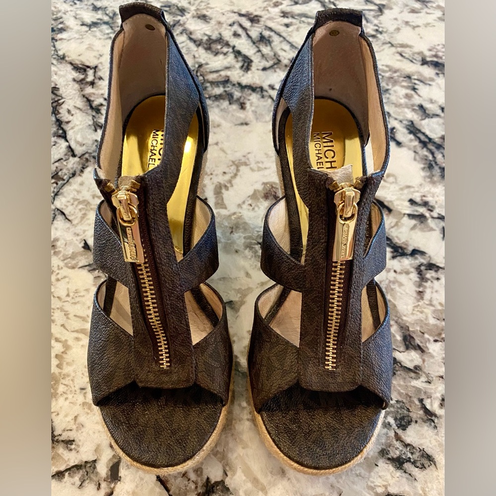 Michael Kors Platform Wedge Sandals